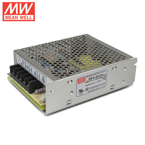 Mean Well LRS-50-24 DC24V 50Watt 2A UL Certification AC110-220 Volt Switching Power Supply For LED Strip Lights Lighting Mean Well LRS-50-24 DC24V 50Watt 2A UL Certification AC110-220 Volt Switching Power Supply For LED Strip Lights Lighting